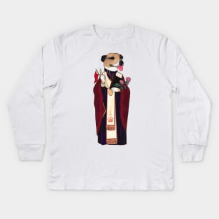 MFM Saint Frank the Dog Kids Long Sleeve T-Shirt